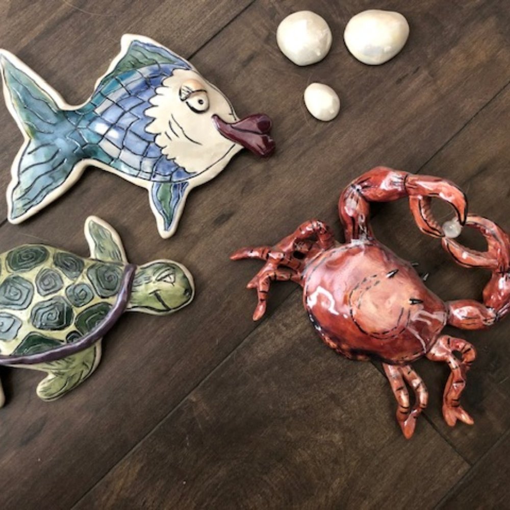 Wall Clay Art by Blue Sky Heather Goldminc